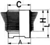 KOLBENSCHMIDT Chemise de cylindre 88669110 KOLBENSCHMIDT 88669110 Chemises de cylindre Passat B3/B4 Van / Break (315, 3A5) prix