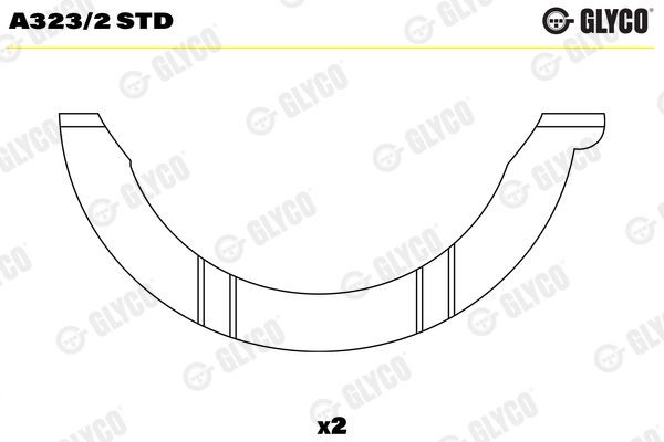 GLYCO Distanzscheibe, Kurbelwelle A323/2 STD A323/2 STD GLYCO Kurbelwellenscheiben Opel Corsa F Kosten