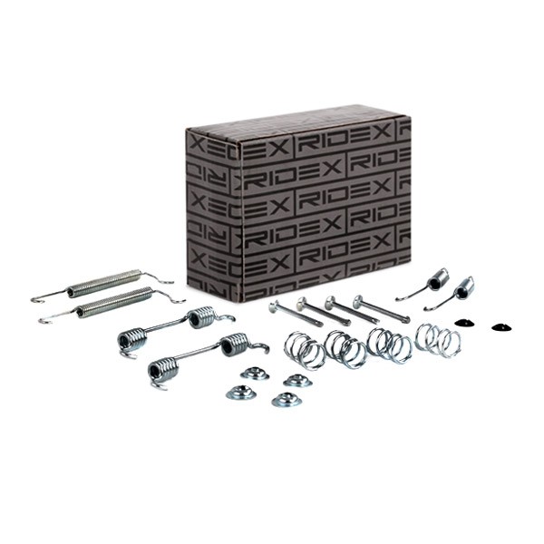 RIDEX Kit accessori, Ganasce freno 1502A0011 1502A0011 costo Kit di accessori per ganasce freno RIDEX CHEVROLET LACETTI