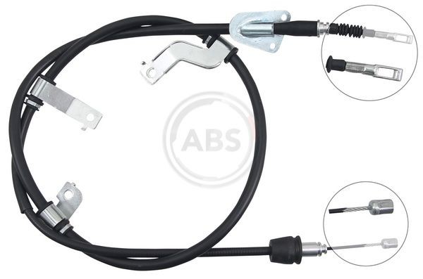 A.B.S. Ντίζα, φρένο ακινητοποίησης K17633 A.B.S. K17633 γνήσια Ντίζα χειροφρένου Hyundai i30 GD κόστος