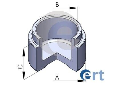ERT Stempel, bremsekaliper 151100-C Bremsestempel ERT Dodge CHALLENGER 151100-C