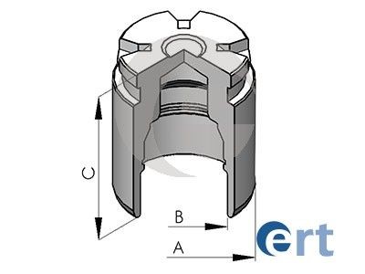 ERT Stempel, bremsecaliper 151171-C Stempel bremseklave ERT i40 151171-C billige