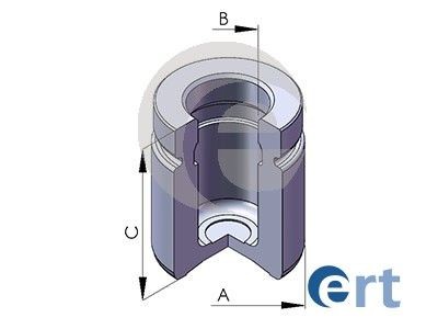 ERT Piston, étrier de frein 151256-C 151256-C Piston étrier FIAT ULYSSE ERT