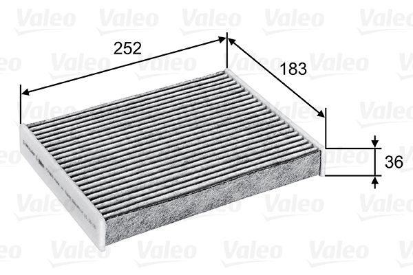 VALEO Pollenfilter 715802 Pollenfilter VALEO Dacia LODGY CLIMFILTER PROTECT 715802