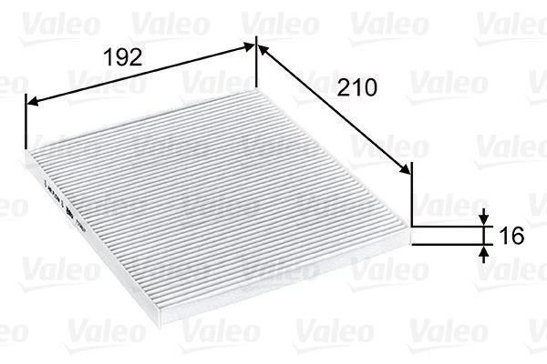 VALEO Filtre d'habitacle 715807 VALEO Filtre à air de l'habitacle HYUNDAI CLIMFILTER COMFORT 715807