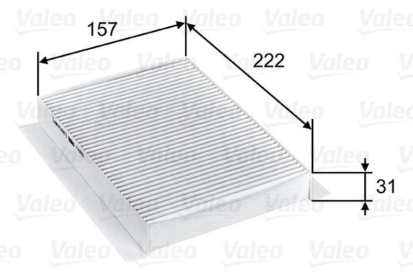 VALEO Filter, salongiõhk 715809 VALEO 715809 originaal Salongifilter MAZDA MPV hind
