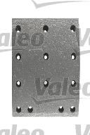 VALEO Piduriklotsi komplekt, trummelpidur 219090 VALEO Käsipidur RENAULT TRUCKS 219090