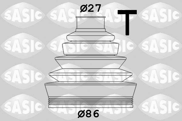 SASIC Mansjettsett, drivaksel 1906009 Drivknutemansjett SASIC ALFASUD 1906009 billige