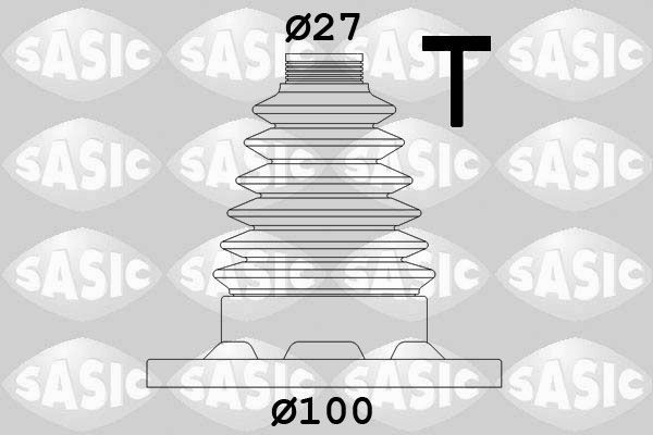 SASIC Faltenbalgsatz, Antriebswelle 1906033 Antriebswellenmanschette SASIC Audi 200 1906033