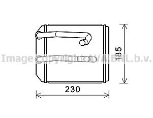 PRASCO Kachelradiateur, interieurverwarming MT6260 PRASCO MT6260 Voorverwarmer interieurverwarming Citroën C3 originele