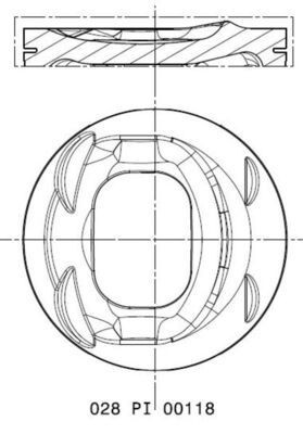 MAHLE Kolben 028 PI 00118 000 028 PI 00118 000 MAHLE Kolben VW Passat B6 Variant Kosten