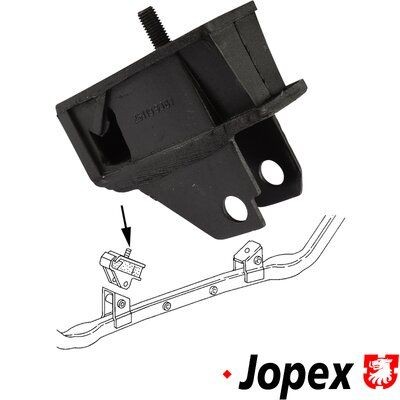 JP GROUP Έδραση, κινητήρας 1117901000 Βάση μηχανής JP GROUP Mazda CX-9 1117901000