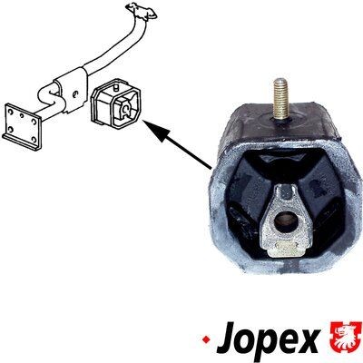 JP GROUP Motorkudde 1117902900 JP GROUP 1117902900 Motorfäste VW T3 Flak original