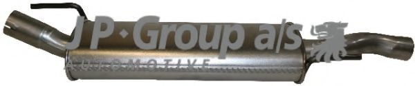 JP GROUP Bakre ljuddämpare 1120604100 1120604100 JP GROUP slutdämpare VW CADDY