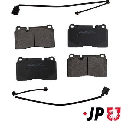 JP GROUP Kit pastiglie freni 1163606810 1163606810 costo Pastiglie dei freni JP GROUP Volkswagen MAGGIOLINO