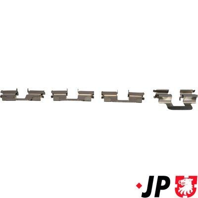 JP GROUP Monteringssett, bremseklosser 1163651010 Tibehørsett, skivebremse belegg JP GROUP A2 1163651010 billige
