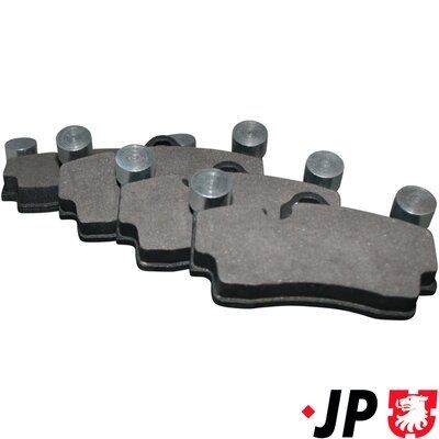 JP GROUP Brake pad set 1163706910 AUDI A8 JP GROUP brake pads 1163706910