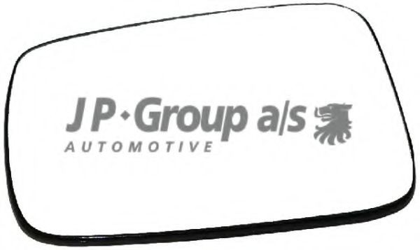 JP GROUP Κρύσταλλο καθρέφτη, εξωτ. καθρέφτης 1189303380 Τζάμι καθρέπτη JP GROUP Opel FRONTERA 1189303380