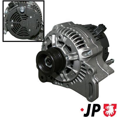 JP GROUP Alternador 1190100400 1190100400 Motor de arranque alternador SEAT INCA JP GROUP