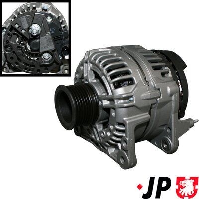 JP GROUP Alternateur 1190102800 Skoda ROOMSTER Alternateur JP GROUP 1190102800