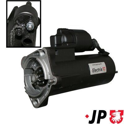 JP GROUP Startmotor 1190305100 Skoda SUPERB Starter JP GROUP 1190305100
