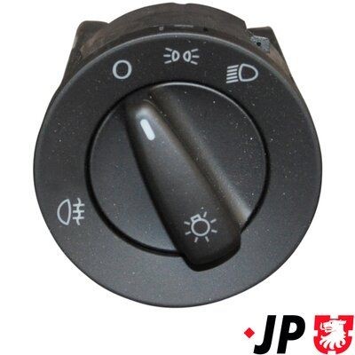 JP GROUP Slēdzis, Priekšējās gaismas 1196101400 Lukturu slēdzis Skoda 1U2 1196101400 JP GROUP