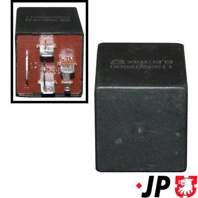 JP GROUP Ρελέ, διάστημα καθαρισμού και πλύσης 1199207800 1199207800 Ρελέ υαλοκαθαριστήρων BMW 02 JP GROUP