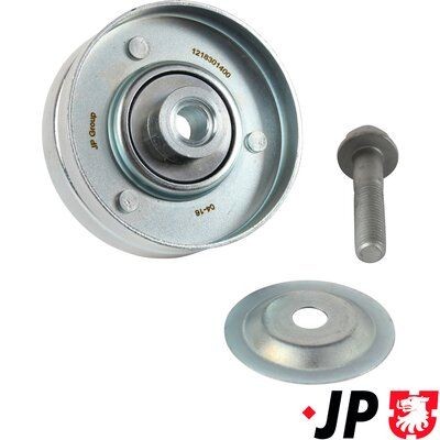 JP GROUP Polia de desvio / de guia, correia trapezoidal estriada 1218301400 Polia de guia VOLVO JP GROUP 1218301400
