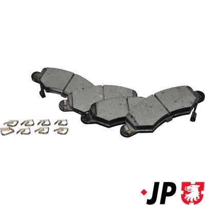 JP GROUP Kit pastiglie freni 1263603010 JP GROUP 1263603010 Kit pastiglie freni VAUXHALL Agila Mk1 (A) (H00) 1.2 16V 75 CV 2005