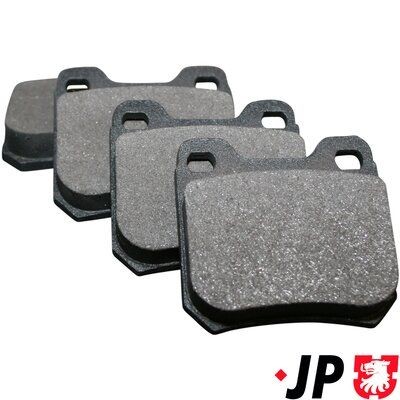 JP GROUP Brake pad set 1263700410 1263700410 JP GROUP racing brake pads for CHEVROLET CORVETTE