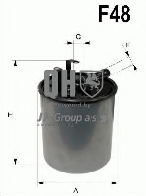 JP GROUP Kütusefilter 1318702009 Kütusefilter JP GROUP Mercedes-Benz SL 1318702009