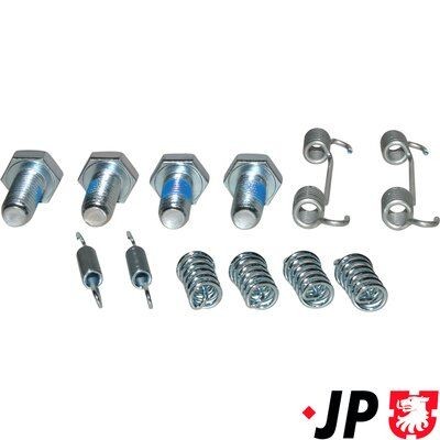 JP GROUP Toebehoren, parkeerremschoen 1363950110 JP GROUP 1363950110 Rem montageset Mercedes S202 prijs