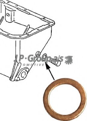JP GROUP Blīvgredzens, Eļļas noliešanas korķis 8113850100 JP GROUP 8113850100 Korķis eļļas vācele Mercedes-Benz W166 cena