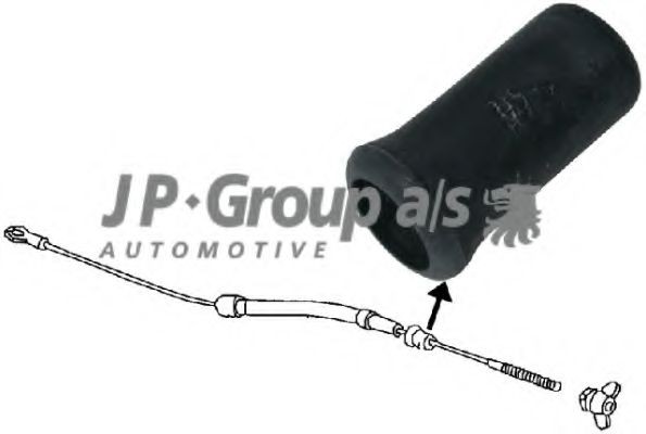 JP GROUP Tross, sidurikasutus 8170250602 JP GROUP 8170250602 Siduritross Volkswagen 1500/1600 Saloon (31) odava hinnaga