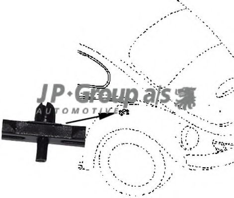 JP GROUP Schubladenblende 8186550406 Friso painel lateral JP GROUP Audi A6 8186550406