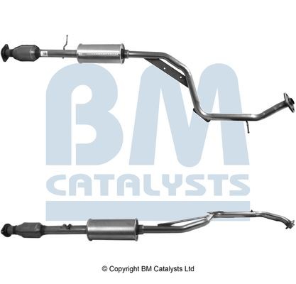 BM CATALYSTS Catalisador BM91743H BM91743H Pre-catalizador MAZDA CX-9 BM CATALYSTS