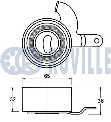 RUVILLE Barra de direcção 925531 Braço de direção RUVILLE Kia PICANTO 925531