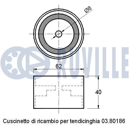 RUVILLE Sada ramien 935185S Sada na opravu zavesenia kolesa RUVILLE 944 935185S lacné