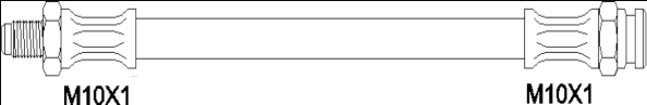 REMSA Bremseslange 1903.19 1903.19 Bremseslange REMSA RENAULT TRAFIC