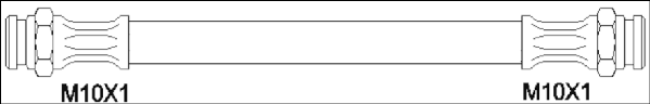 REMSA Bremseslange 1906.00 Bremseslanger REMSA Renault TRAFIC 1906.00
