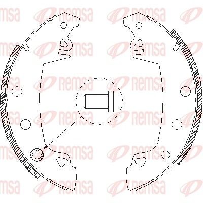 REMSA Remschoenset 4017.01 Fiat DOBLO Remschoenset REMSA 4017.01