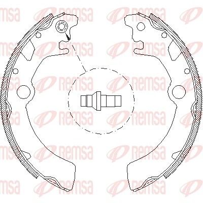 REMSA Bremsbackensatz 4116.00 4116.00 Trommelbremsen Set SUZUKI IGNIS REMSA kaufen