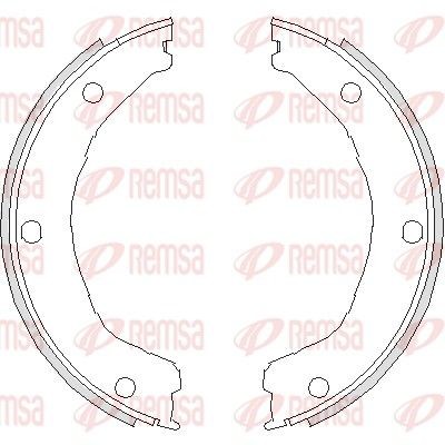 REMSA Handbremsbeläge 4730.00 REMSA 4730.00 Handbremsbeläge FORD Galaxy Mk2 (WA6) MPV 1.6 EcoBoost 160 PS 2012