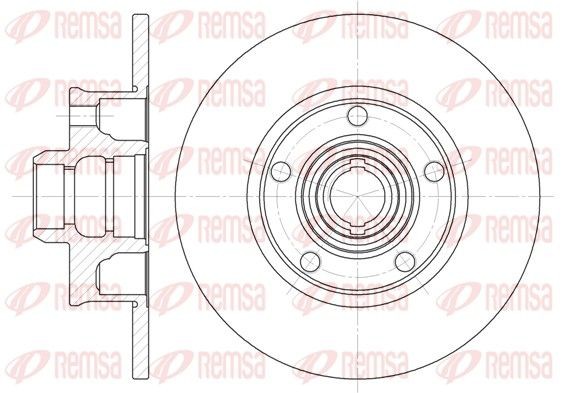 REMSA Bremseskive 6025.00 6025.00 Skiver SEAT LEON REMSA