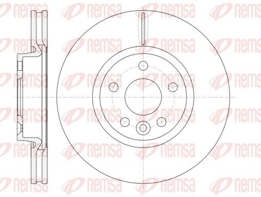 REMSA Bremseskive 61019.10 61019.10 Sports bremseskiver FORD FOCUS REMSA