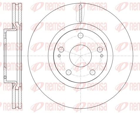 REMSA Disco freno 61050.10 61050.10 costo Dischi freno sportivi REMSA MERCEDES-BENZ GLA