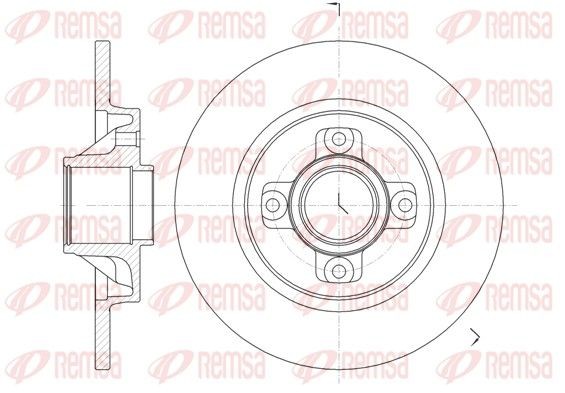 REMSA Piduriketas 61058.00 Sport pidurikettad REMSA Citroën JUMPER 61058.00