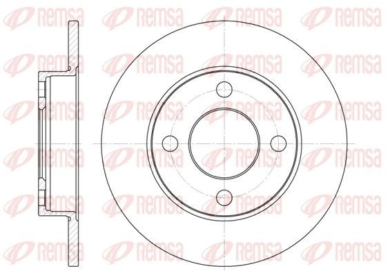 REMSA Δισκόπλακα 6120.00 Δισκόπλακα REMSA Dacia LODGY 6120.00