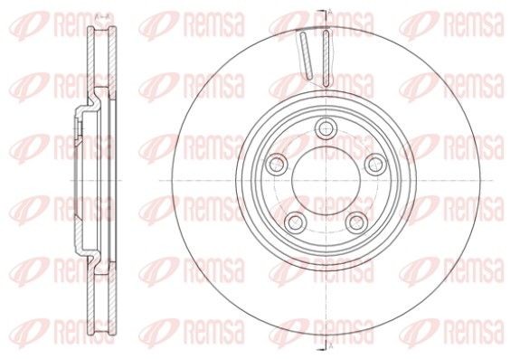 REMSA Bremžu diski 61431.10 Sporta bremžu diski JAGUAR REMSA 61431.10