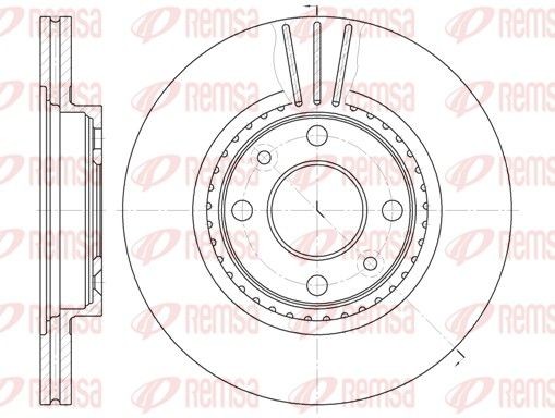 REMSA Disque de frein 6144.10 6144.10 Disques de frein DACIA LODGY REMSA